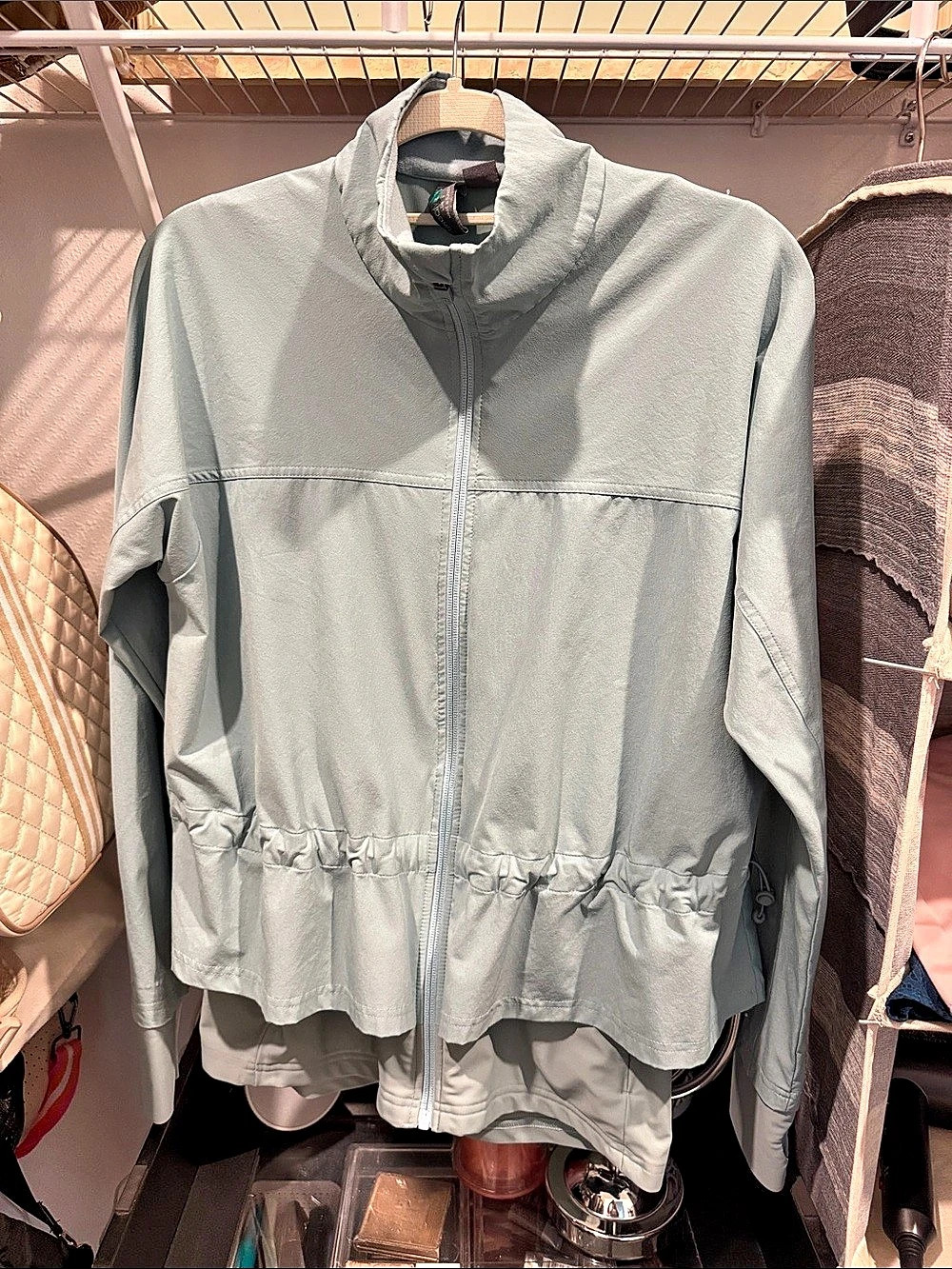 Sweaty Betty Cinch-Waist Full-Zip Jacket Green size 4